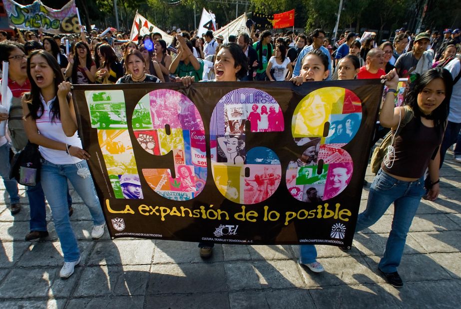 Mexico was rocked by huge student protests just before the opening ceremony. What followed was one of the most shameful incidents in Olympic history. Hundreds of young people were gunned down. The evidence was quickly cleaned up before the athletes arrived. To this day protesters mark the anniversary of the massacre.