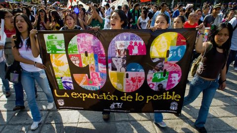Annual protests in Mexico City mark the anniversary of the Tlatelolco massacre, which sparked security concerns before the 1968 Olympics.