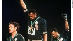 In 1986 Australian sprinter Peter Norman was the third man on the podium during the infamous Black Power salute.