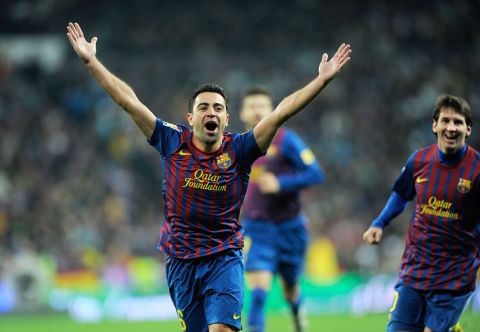 Xavi scored in Barcelona's win over Real Madrid in La Liga back in December and is set to make a record 32d El Clasico appearance in Saturday's match.