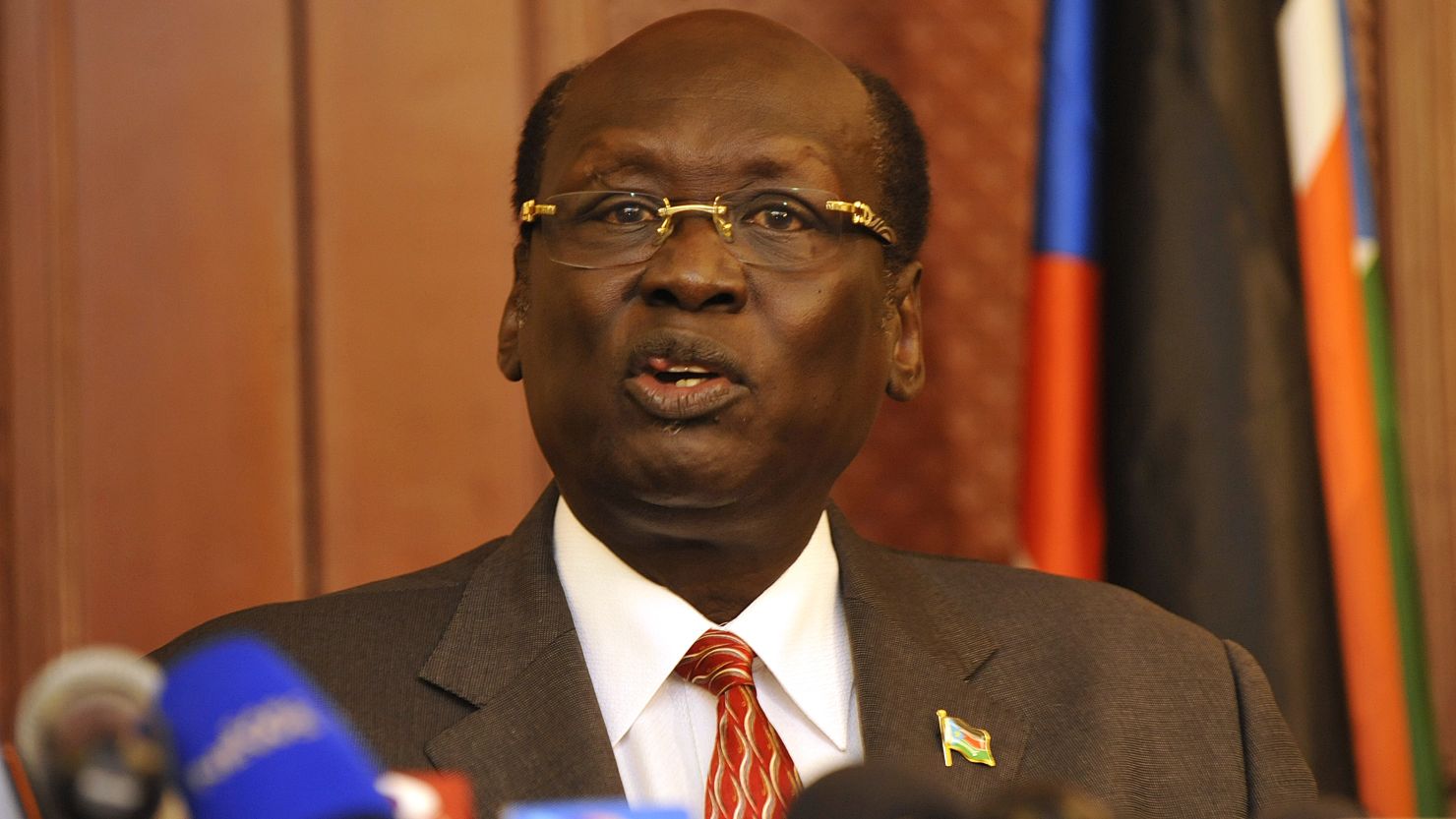 South Sudanese Information Minister Barnaba Marial Benjamin said rival Sudan began a series of attacks Sunday morning.