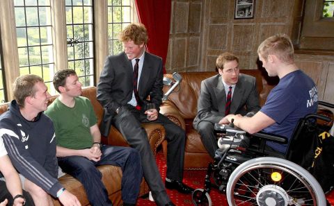The princes' charitable foundation focuses on the welfare of veterans and serving members of the armed forces. Prince Harry is also the patron of several other soldiers' charities.