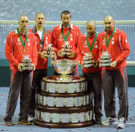 The Serbian women's team will be hoping to follow in the footsteps of their male compatriots, who reached the Davis Cup final for the first time in 2010 and won the title after defeating France 3-2.