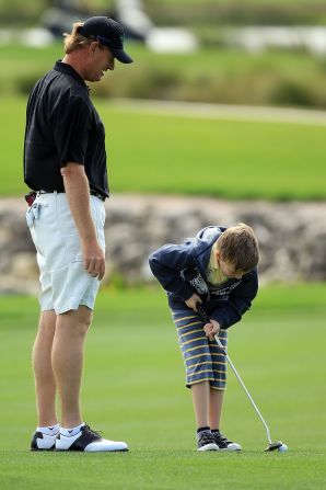 Ben, seen here at another fundraising tournament in 2010, was diagnosed with autism when he was four years old. 