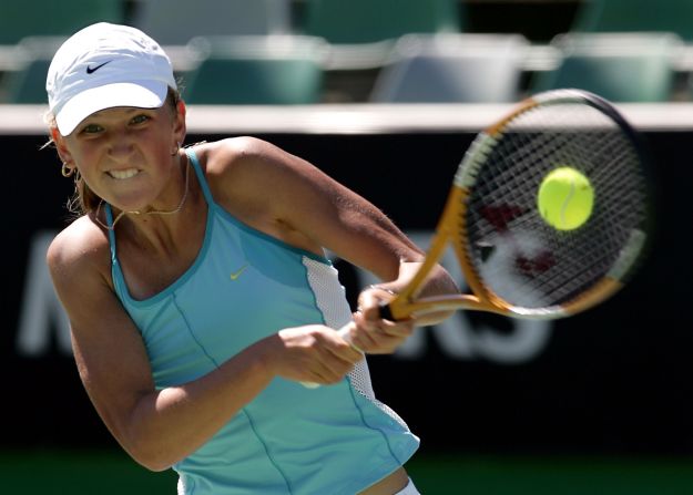 Azarenka won the junior titles at the Australian Open and U.S. Open in 2005, finishing the season as junior world number one. She burst onto the senior scene the year after.