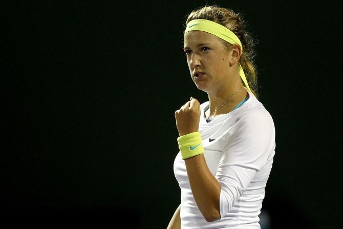 Azarenka cemented her number one status by winning 14 straight matches after the Australian Open, collecting two more trophies.