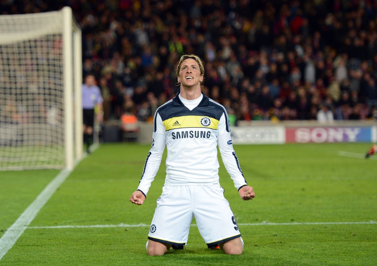 Misfiring striker Fernando Torres comes on to secure Chelsea's place in the Champions League final, giving his side an improbable 3-2 aggregate win over defending champions Barcelona.