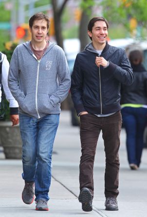 Justin Long roams around New York City with his brother.