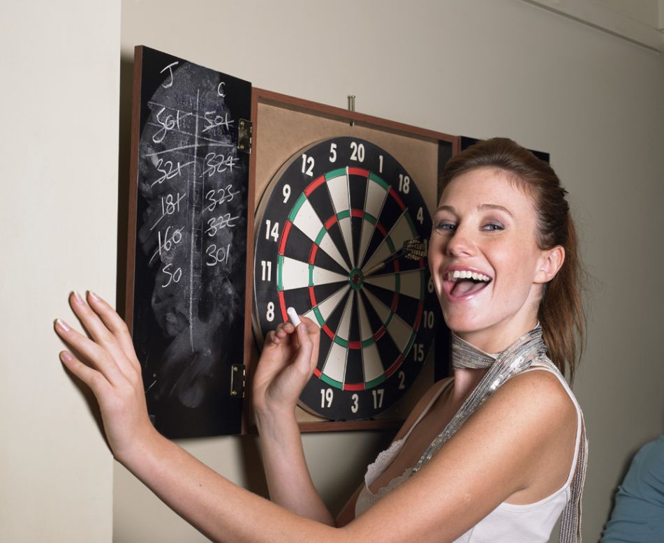 Spend 1 hour and 10 minutes at your favorite watering hole playing a fun game of darts with friends.
