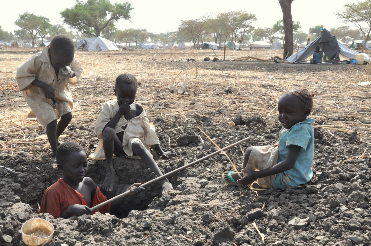 But aid workers fear the shrinking natural resources available may throw those living in the camp into conflict with local residents.