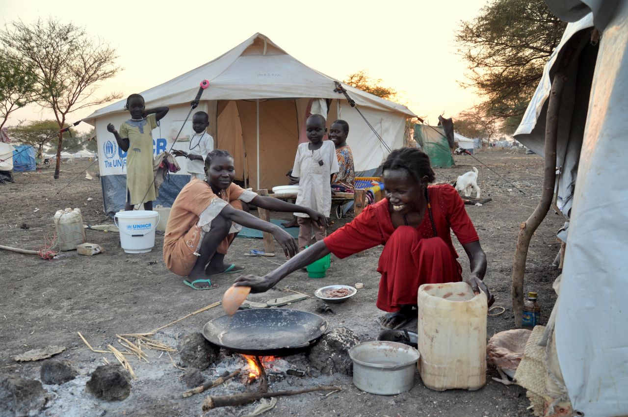 And the heavy rains, due to hit the region soon, are adding to their worries -- downpours can quickly destroy the refugees' flimsy shelters.