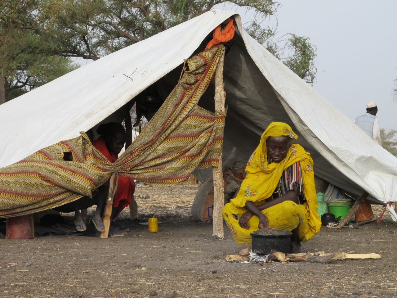 Thousands of people fleeing the bitter conflict in the border areas of Sudan and South Sudan have found a temporary home in the Jamam refugee camp.