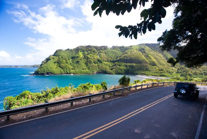 The road to Hana is a scenic, sometimes hair-raising drive in Maui.