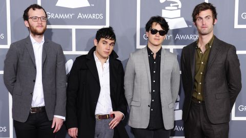 Vampire Weekend is shown here attending the 53rd Annual Grammy Awards in 2011.