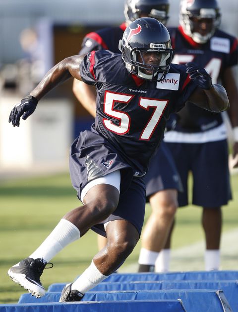 Linebacker Cheta Ozougwu was drafted last by the Houston Texans in 2011. He now plays for the Chicago Bears.