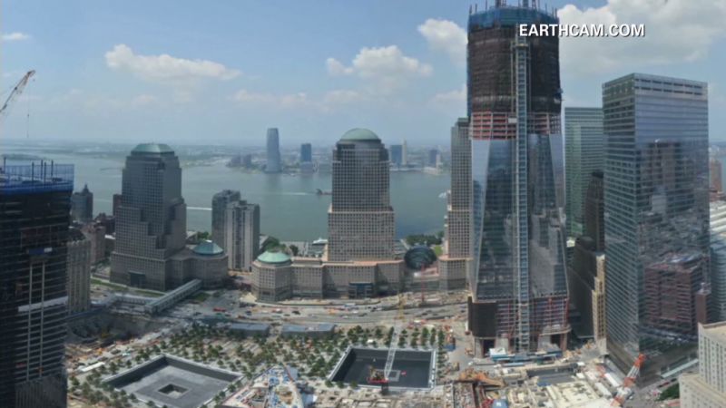 Time-lapse shows construction of new World Trade Center