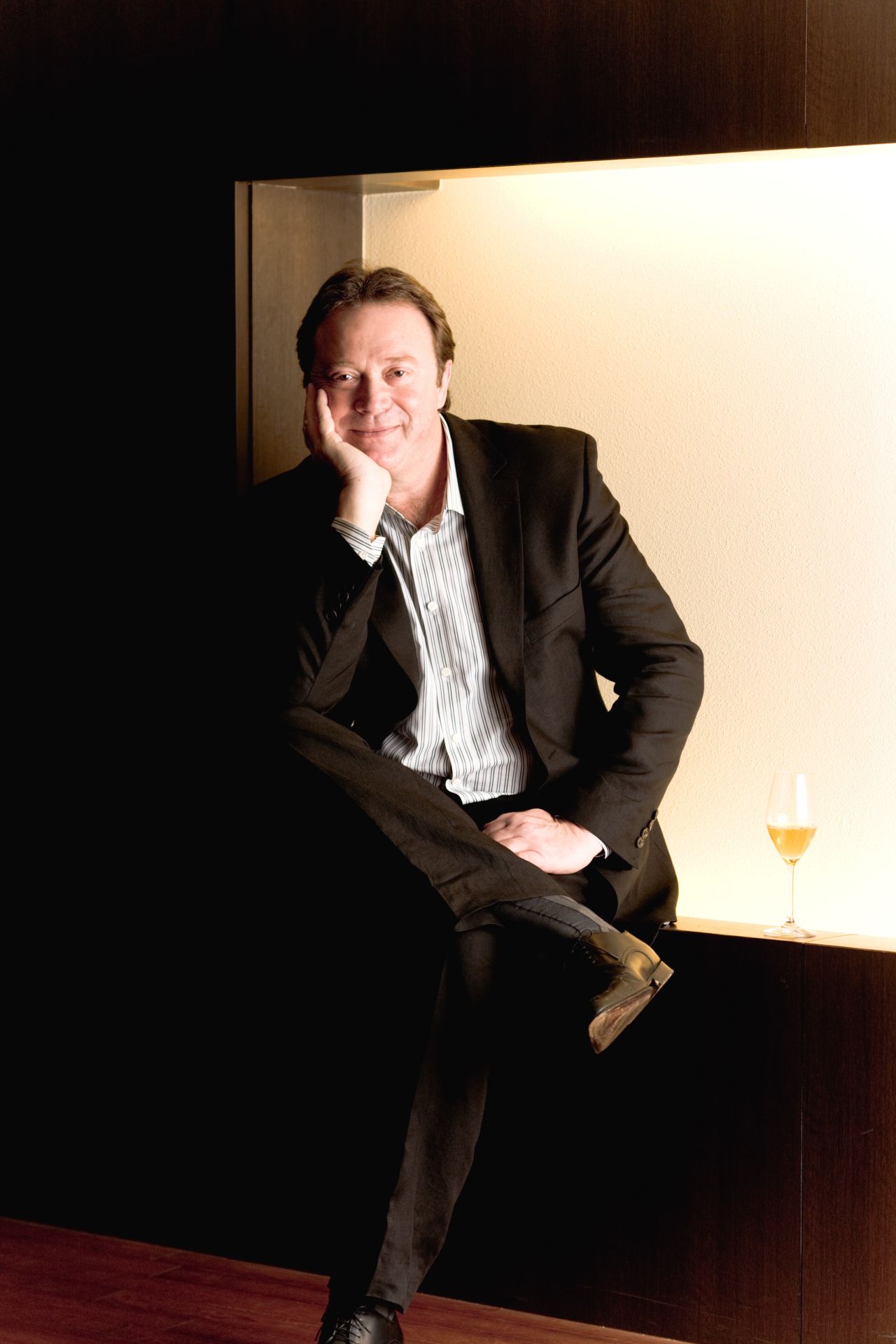 Claude Giraud, of Champagne Henri Giraud, says making good champagne requires a "good economic climate."