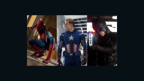  From left, "The Amazing Spider-Man," "The Avengers" and "The Dark Knight Rises" are expected to be blockbusters this summer.