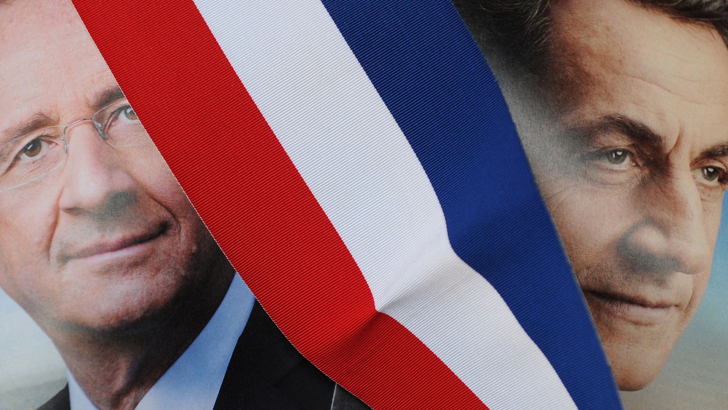 Francois Hollande and Nicolas Sarkozy face a run-off vote for the presidency on May 6.