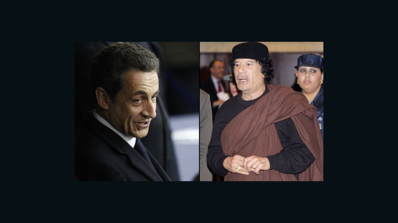 A document from 2006 allegedly showed that an official of Gadhafi's regime arranged to pay Sarkozy through an intermediary.