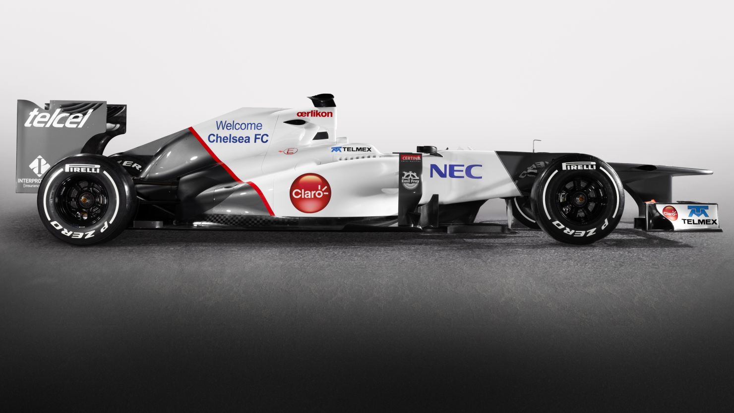 The new Sauber cars with Chelsea FC branding will be revealed at the Spanish Grand Prix.