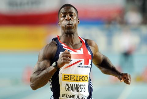 Sprinter Dwain Chambers, 34, tested positive for the designer drug THG in 2003. he was given a two-year ban from athletics and a lifetime Olympic ban. He was stripped of his silver medal won in the 100m relay at the 2003 World Championships. The bust also cost team mates Darren Campbell, Marlon Devonish and Christian Malcolm their medals. Chambers returned to competing in June 2006, winning gold in the 100m relay at the European Championships.