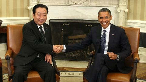 U.S. President Barack Obama and Japanese Prime Minister Yoshihiko Noda met in the Oval Office of the White House.