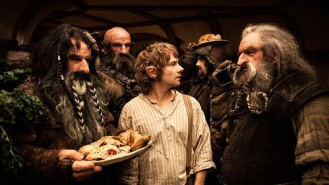 A scene from "The Hobbit: An Unexpected Journey."