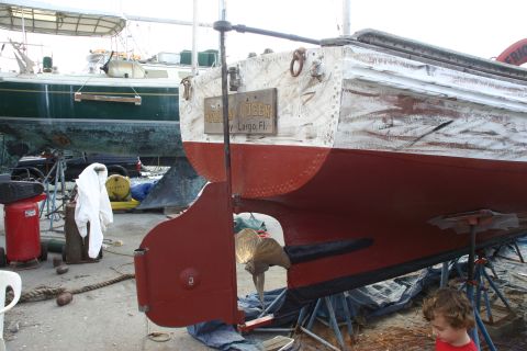 The restoration process has seen a new steel hull and boiler installed on the African Queen.