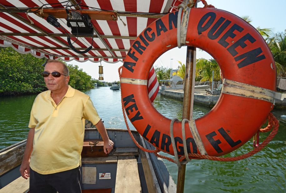 Humphrey Bogart's son, Stephen, has given the restored vessel his blessing. 