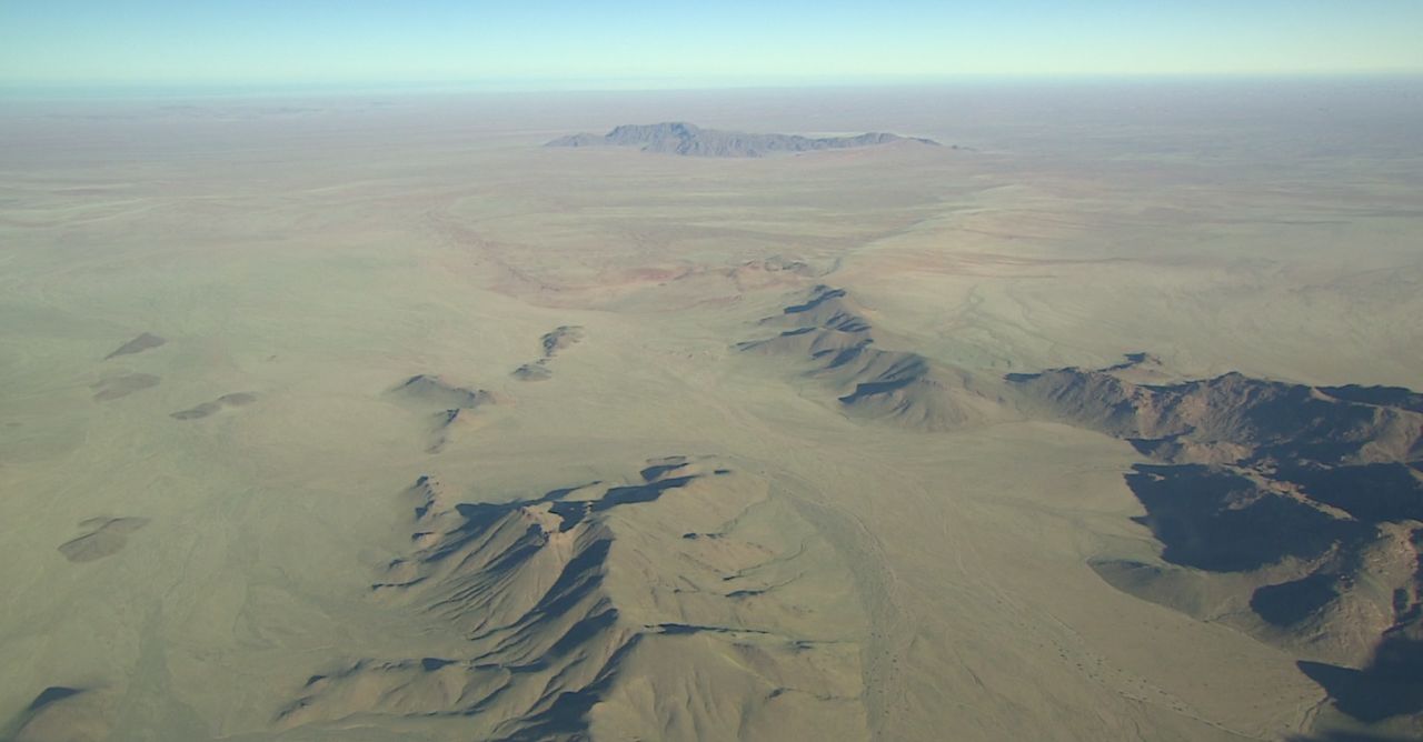 Dry for an estimated 55 million years, the Namib is considered the world's oldest desert. It stretches along Namibia's coastline and into Angola and South Africa.