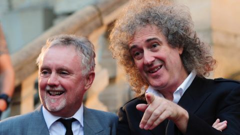 Roger Taylor (L) and Brian May of Queen, shown here in 2010.
