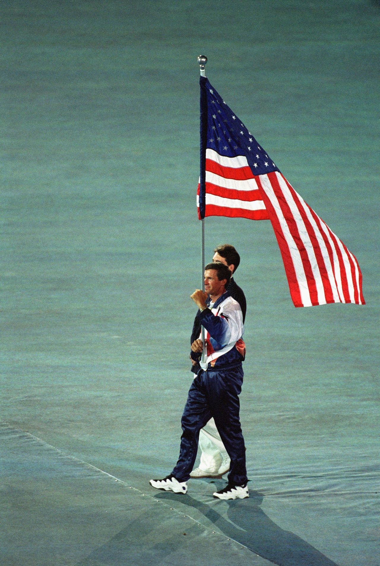 Before he was a trainer, Matz was a world champion showjumper. He also won silver during the 1996 Atlanta Olympics, where he carried the American flag during the closing ceremony.