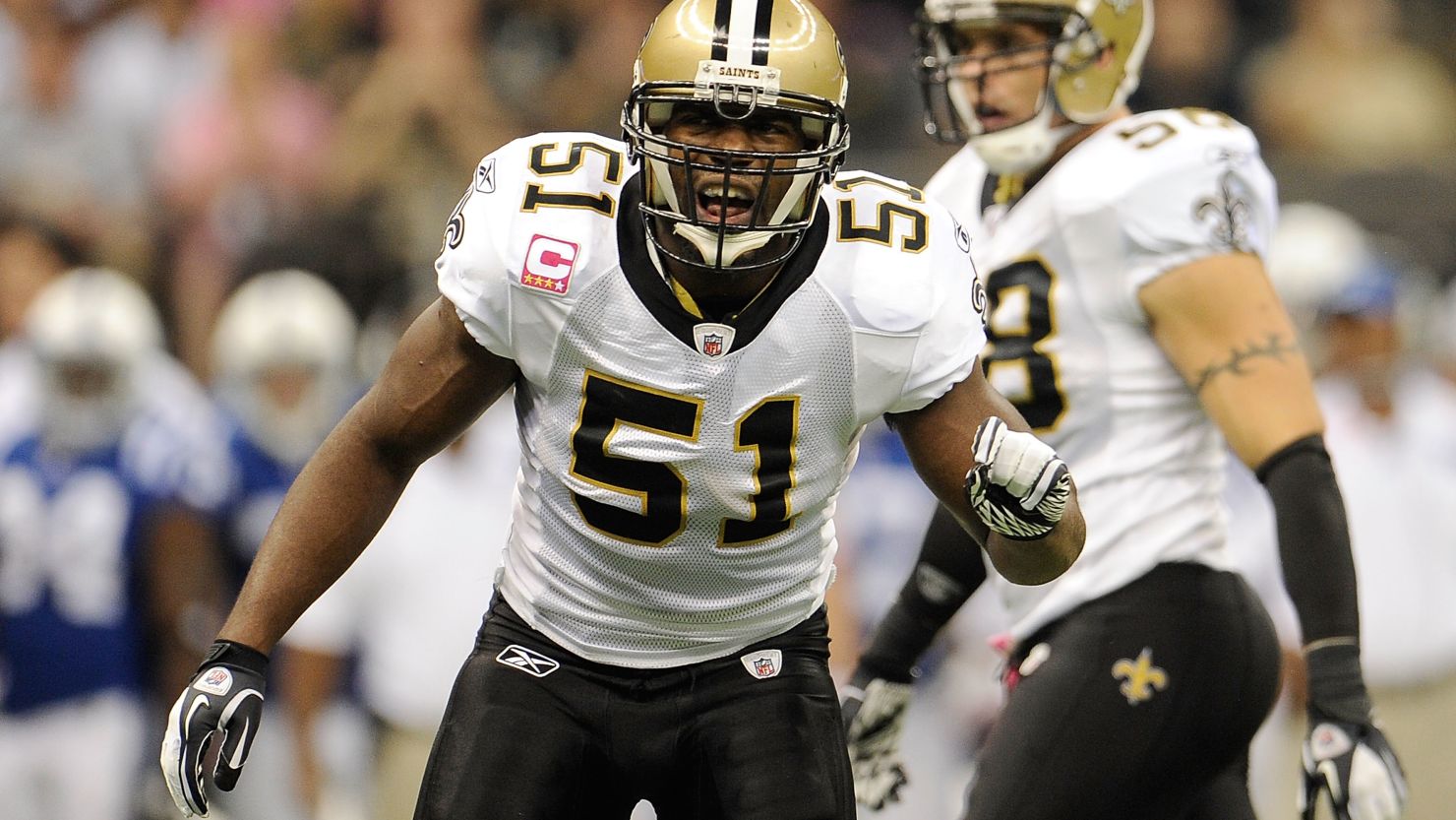 New Orleans Saints linebacker Jonathan Vilma is one of four players suspended for their roles in the "bountygate" scandal.
