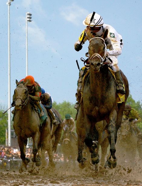 Borel also crossed the finish line first on Super Saver in 2010. The sight of him hugging the rail is so familiar that fans know him as "Calvin Bo-Rail" -- while Kentucky Derby race caller Mark Johnson has nicknamed him "The Paint Stripper."