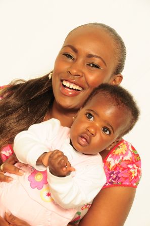 Mutoko recently adopted an eight-month-old girl, Theodora Nduku.
