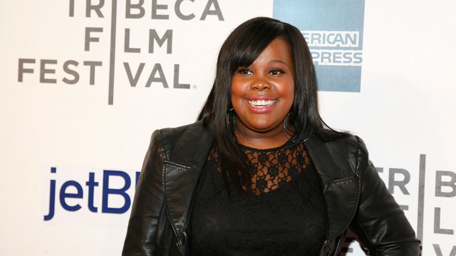 Amber Riley attends "Struck By Lightning" premiere during the 2012 Tribeca Film Festival in April.