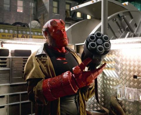 Ron Perlman went red for Guillermo del Toro's "Hellboy" in 2004 and "Hellboy II: The Golden Army" in 2008.