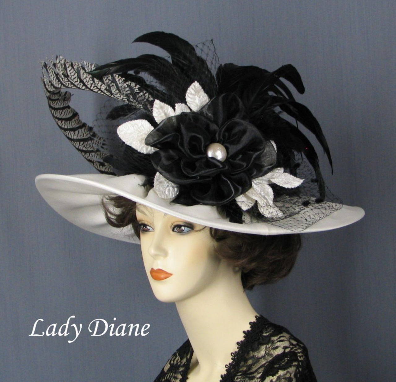 Diane Siverson, of <a href="http://www.ladydianehats.com/index.html" target="_blank" target="_blank">Lady Diane Hats</a>, is proud of her "Morning Star" hat. The design inspires her customers to order similar customized hats. 