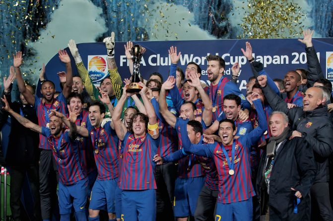 Barcelona's players are the best paid in the world according to a new report. The team kept its No. 1 place on the earnings table with each player taking home an average annual salary of $8.6 million (￡5.2 million). That's a whopping $166,934 (￡101,160) per week and a 10% rise on last year. 