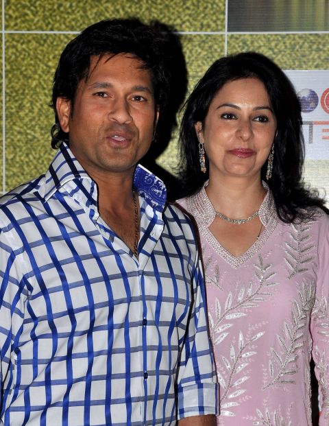 Tendulkar, pictured with his wife Anjali, was honored at the "Real Heroes Awards" ceremony in Mumbai in March, run by the Reliance Foundation and CNN affiliate broadcaster CNN-IBN.
