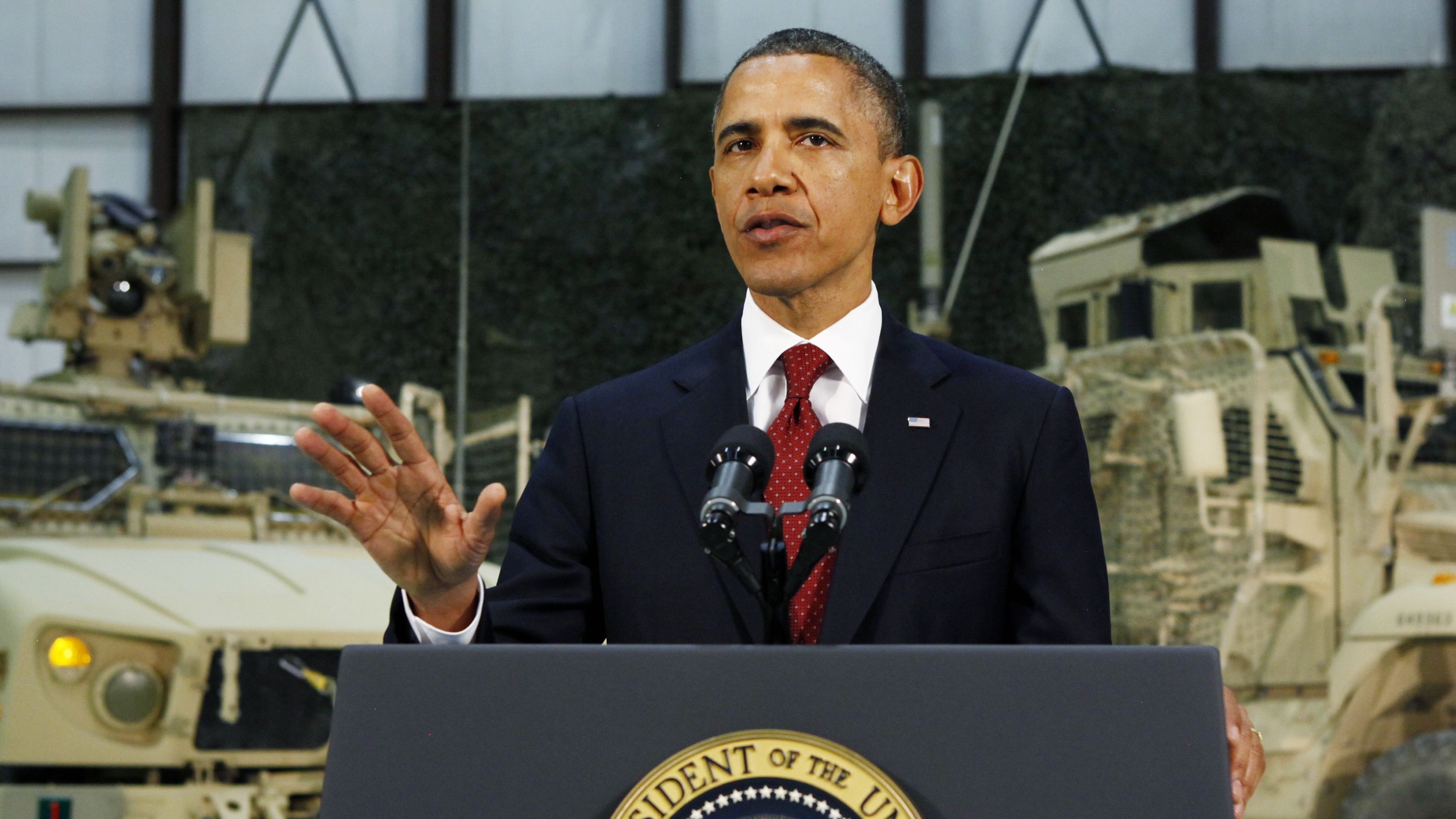 President Barack Obama pledged to continue U.S. support for a sovereign, peaceful state in Afghanistan.