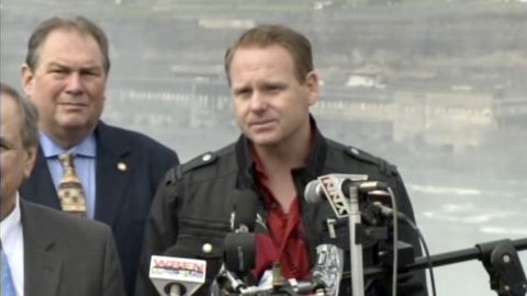Daredevil Nik Wallenda expects to make his high-wire walk over Niagara Falls on June 15.