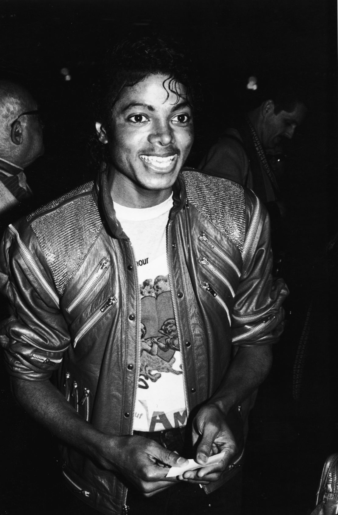 Michael Jackson at the Los Angeles premiere of the musical 'Dreamgirls' in 1983.