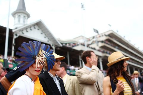 From roses to feathers, the race is just as well known for its fashion as its horses. Once a year, the international racing set descends on Louisville, clogging the skies over the city with private jets.  