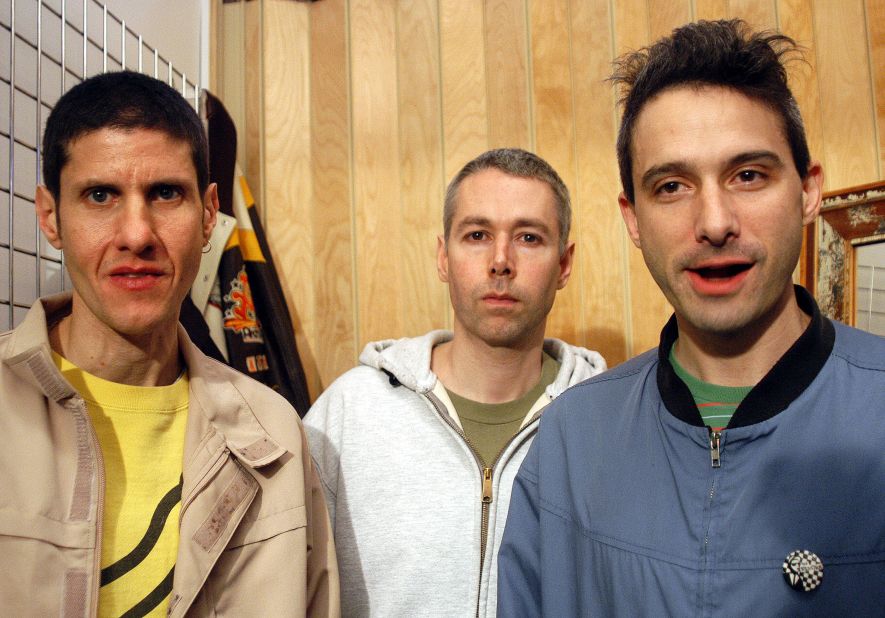 Diamond, left, Yauch and Horovitz were still hanging out in 2004.
