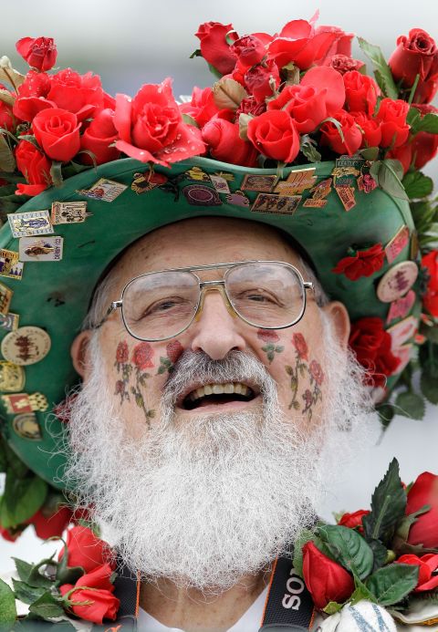 From demure to downright wacky, punters at the race come in all forms, with many donning a traditional rose.