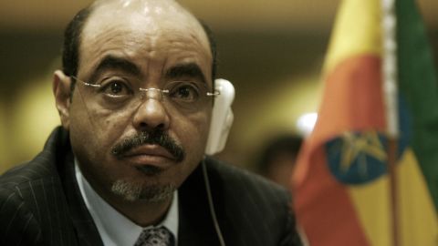 Meles Zenawi, the Prime Minister of Ethiopia, is among the four African leaders to attend the G8 summit