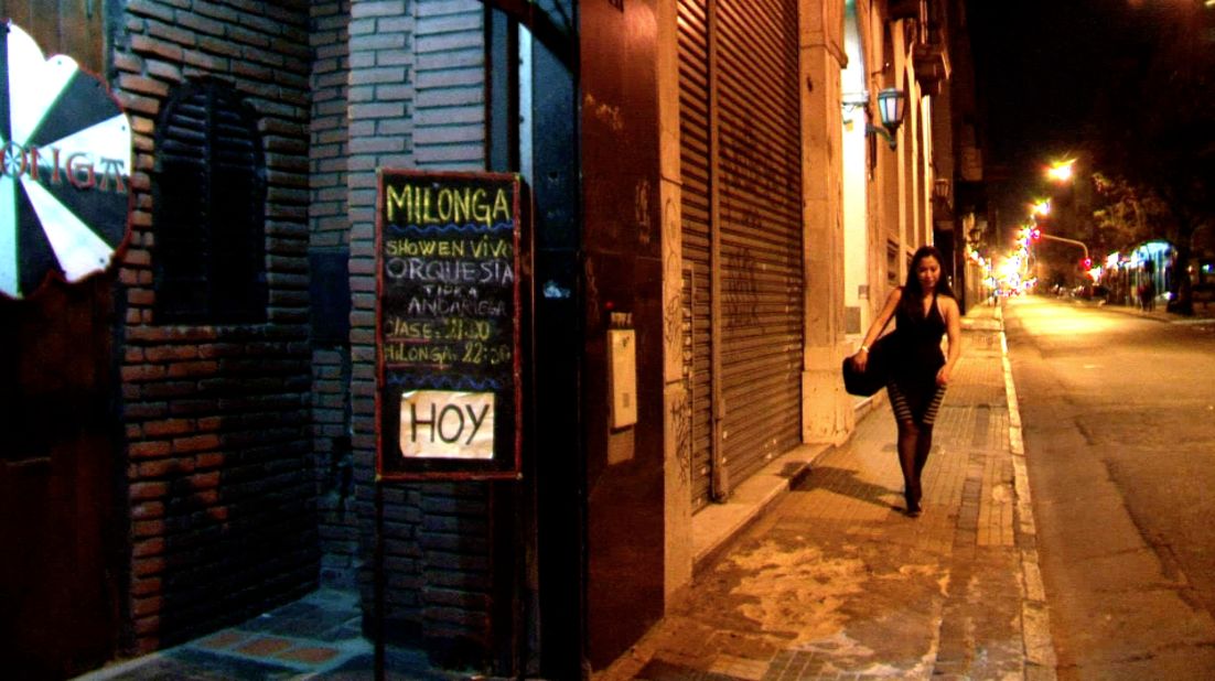 Out of her customary ball gown, Chang donned an outfit more befitting of a small local tango club, hidden along a narrow backstreet in Buenos Aires.