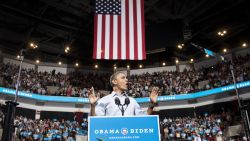 President Barack Obama speaks during his first official campaign rally in Ohio.